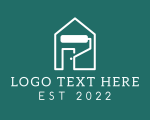 House Painting - House Paint Renovation logo design