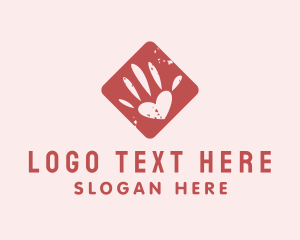 Ngo - Heart Hand Organization logo design