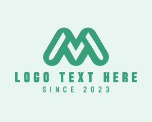 Lettermark - Creative Agency Letter M logo design