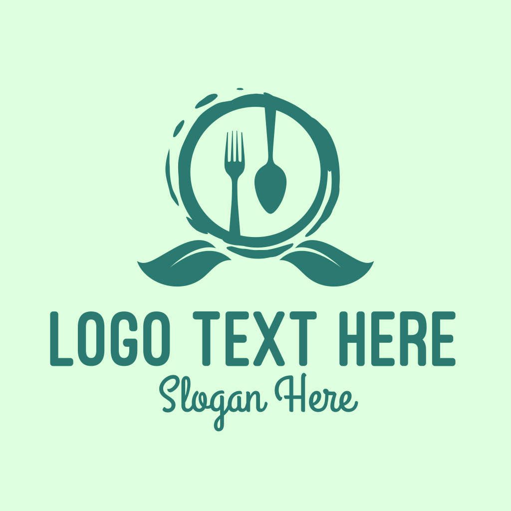 Vegetarian Restaurant Emblem Logo | BrandCrowd Logo Maker