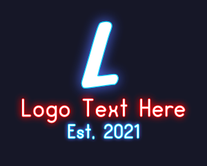Nightclub - Nightclub Neon Letter logo design