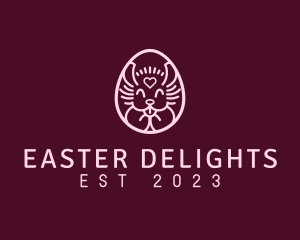 Easter - EasterEgg Rabbit logo design