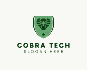 Cobra - Snake Cobra Shield logo design