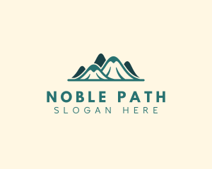 Outdoor Mountain Trekking logo design