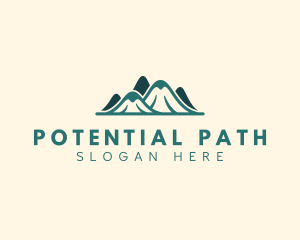 Outdoor Mountain Trekking logo design