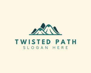 Outdoor Mountain Trekking logo design