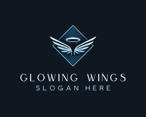 Christian Halo Wing logo design