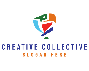 Artistic Creative Bird logo design