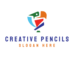 Artistic Creative Bird logo design