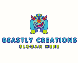 Giant Monster Beast logo design