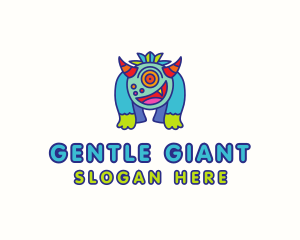 Giant Monster Beast logo design