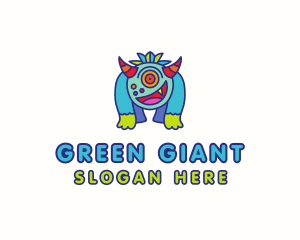 Giant Monster Beast logo design