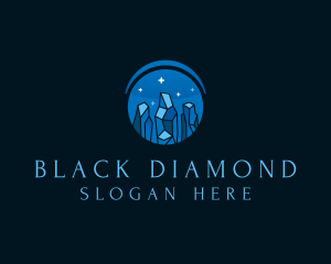 Gem Crystal Jewelry logo design