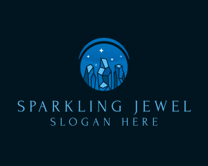 Gem Crystal Jewelry logo design