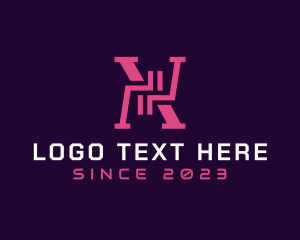 Robotics - Futuristic Letter X Company logo design