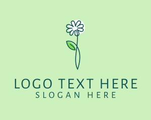 Modern - Minimalist Leaf Flower logo design