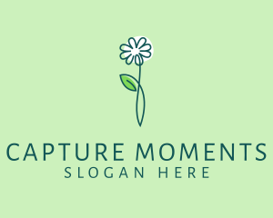 Bouquet - Minimalist Leaf Flower logo design
