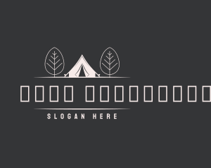 Campsite - Nature Outdoor Trekking logo design