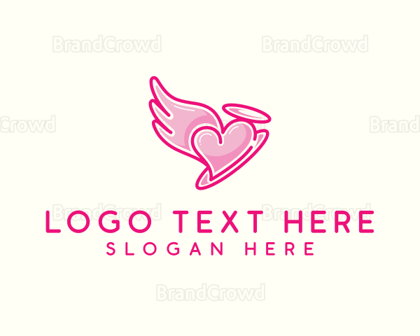 Heart Halo Wing Logo