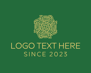 Textile Design - Celtic Decoration Pattern logo design