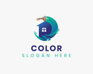Contractor - Home Painting Renovation logo design