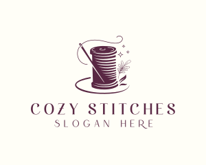 Needlecraft Thread Sewing logo design