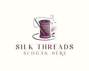 Needlecraft Thread Sewing logo design