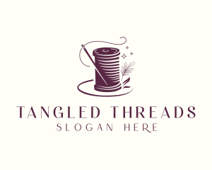 Needlecraft Thread Sewing logo design