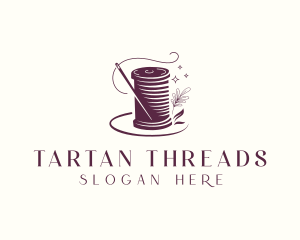 Needlecraft Thread Sewing logo design