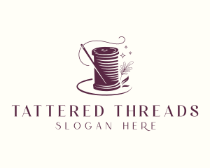 Needlecraft Thread Sewing logo design