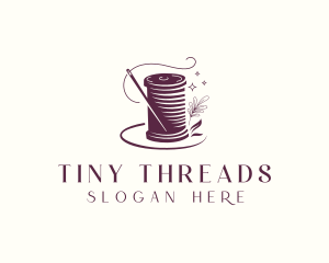 Needlecraft Thread Sewing logo design