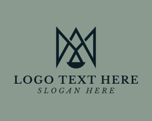 Monogram - Justice Law Firm logo design