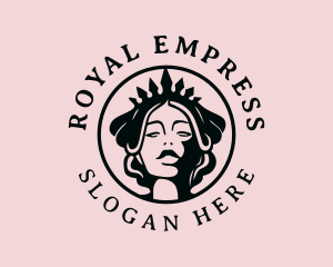 Empress - Royal Coronet Woman logo design