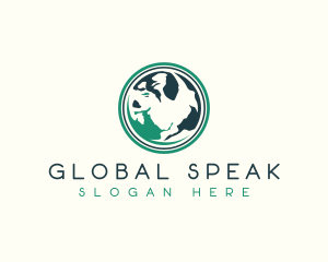 Global Earth Sphere logo design