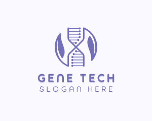 DNA Leaf Biotech logo design