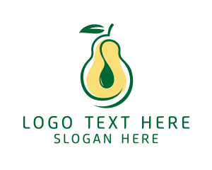 Vegan - Avocado Fruit Farm logo design