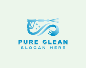 Pressure Washer Cleaner logo design