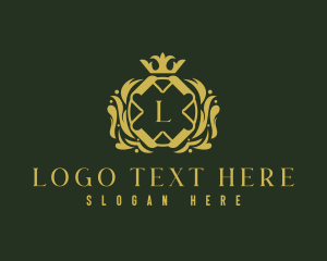 Ornamental - Crown Shield Firm logo design
