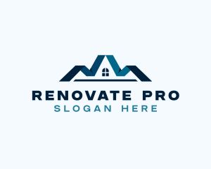 Roofing Renovation Repair logo design