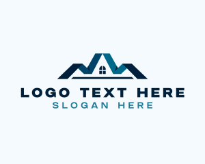 Construction - Roofing Renovation Repair logo design