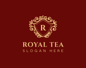 Royal Wreath Shield logo design