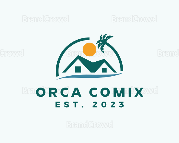 Vacation Beach House Logo