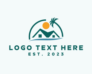 Roof - Vacation Beach House logo design