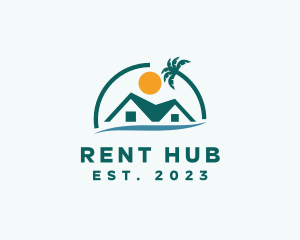 Vacation Beach House logo design