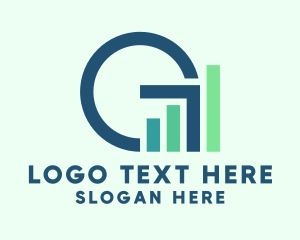 Wealth Management - Growth Stocks Letter G logo design