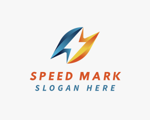 Express Lightning Speed logo design