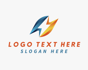 Booster - Express Lightning Speed logo design