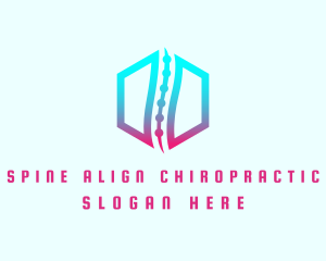 Spinal Chiropractic Therapist logo design