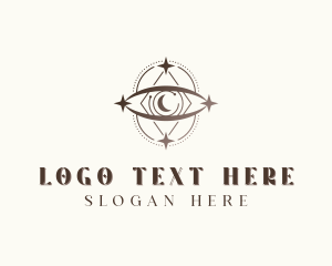 Fortune Telling - Cosmic Spiritual Eye logo design