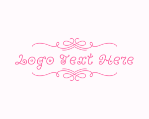 Lettering - Feminine Fashion Salon logo design